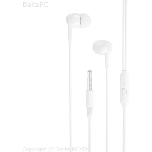 XO wired earphones EP37 jack 3,5mm white