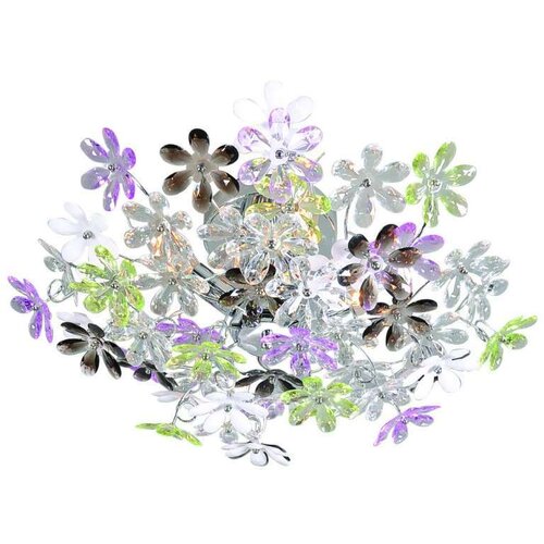 Trio Leuchten Stropna svetilka krom 56 cm - Fiore Slike