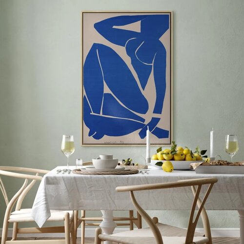  Slika - Henri Matisse &amp;ndash; Blue Nude III 60x90 U prirodnom drvenom okviru Slike