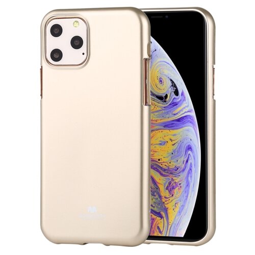 Goospery jelly tanek silikonski ovitek (0,3) za iphone 11 pro - zlat Cene