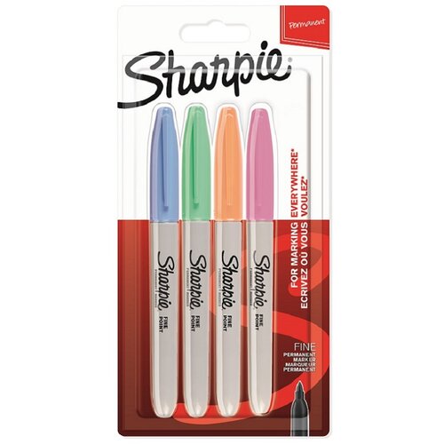 Sharpie Permanentni marker Fine komplet 4 kosov &ndash; pastelne barve Cene