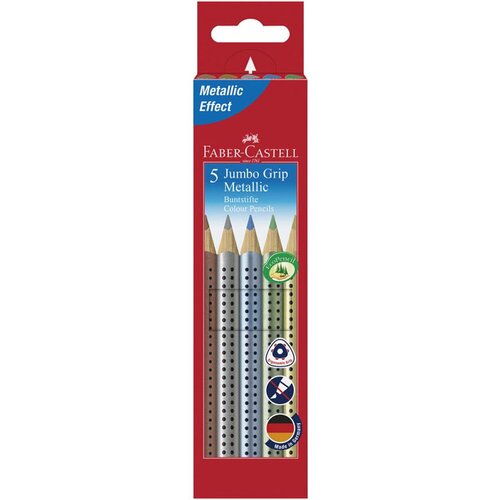 Faber-Castell barvice Grip Jumbo metal, 5 kosov Cene