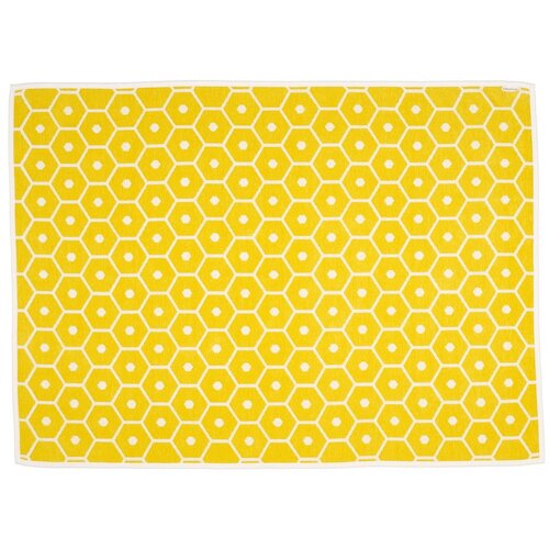 Pappelina Rumena odeja iz mešanice volne 140x180 cm Honey Lemon – Cene