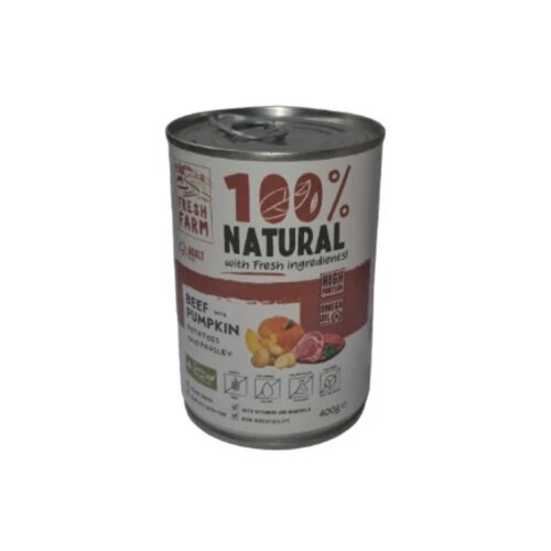 PREFERA - FRESH FARM Fresh Farm pasteta za pse sa komadicima govedina, budneva, krompir i persun 400 g Slike