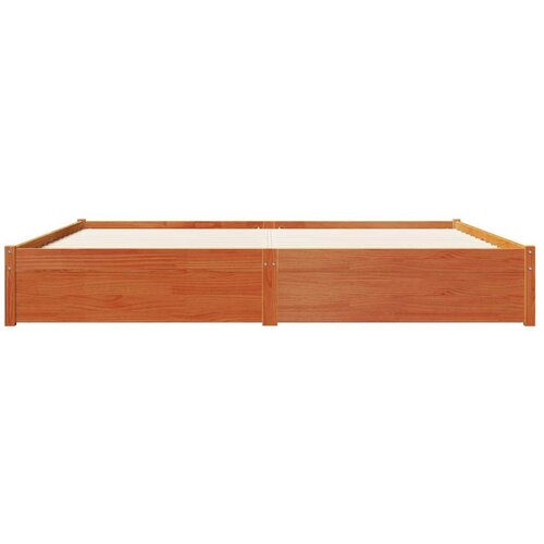  Okvir za krevet s ladicama Vosak smeđa 200 x 200 cm Slike