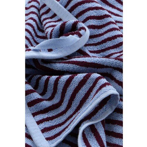 Jotex Bordo/svijetlo plavi pamučni ručnici u setu 2 kom 30x50 cm Dixie &amp;ndash; Slike