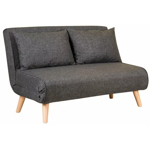 Artie Tamno siva sklopiva sofa 120 cm Folde –