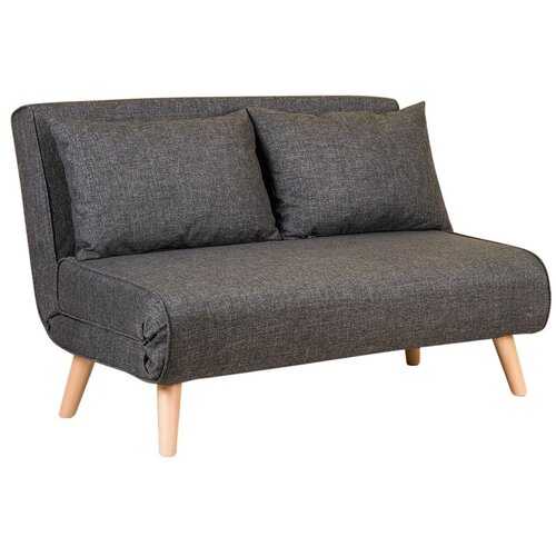 Artie Tamno siva sklopiva sofa 120 cm Folde &amp;ndash; Slike