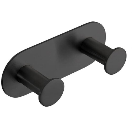 BEMETA Dvojna kljukica za obešanje Easy (11,5 x 4,5 x 3,1 cm, črna, mat) Cene