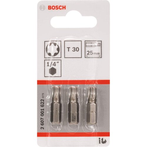 Bosch extra-hard bit Torx T30 dužina 25mm 3/1 Slike
