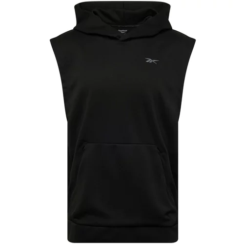 Reebok Sportska sweater majica siva / crna