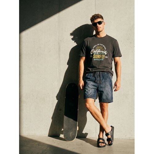 Sinsay Traper loose jogger kratke hlače s efektom ispranosti Slike
