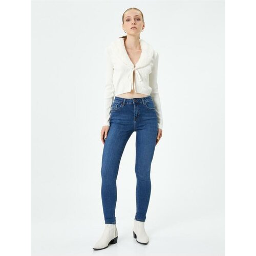 Koton High Waist Jeans Slim Leg Slim Cut - Carmen Jean Slike