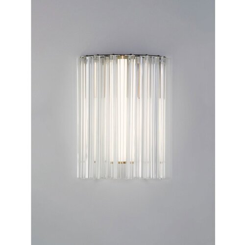 Nova Luce Medeninasta steklena LED stenska svetilka Nol &amp;ndash; Slike