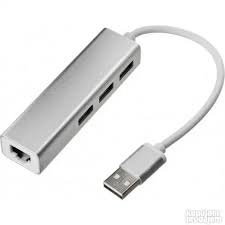  USB LINKOM HUB USB3.0 - 3xUSB3.0 + LAN RJ45port Siva (Linkom269) Cene