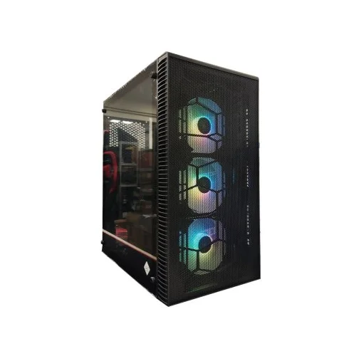  Kucište IG-MAX X3804-A06 GIANT MESH, E-ATX, ventilator RGB 3x 120mm, 3xUSB, audio panel