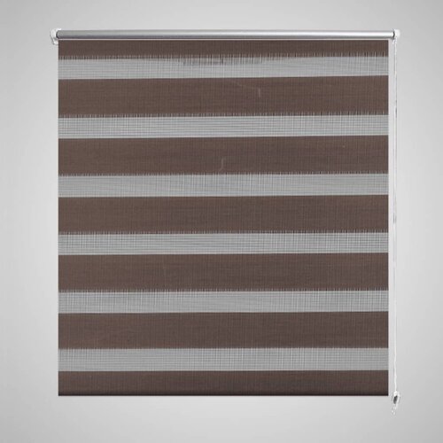 vidaXL Črtasti Zebra Rolo / Senčilo velikost 50 x 100 cm Kavna barva, (20767948) Cene