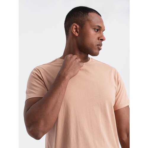 Ombre Classic BASIC men's cotton T-shirt - flesh-colored Cijene