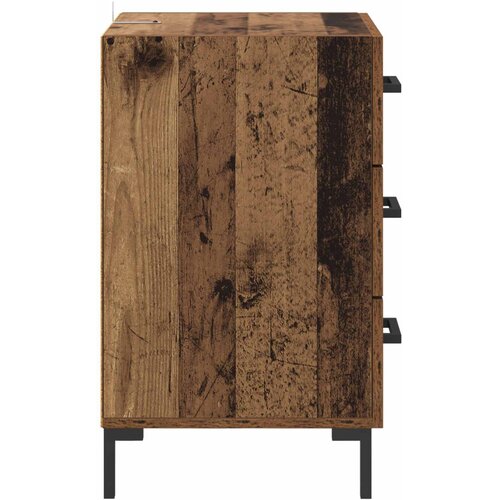  Noćni ormar Staro drvo 40 x 40 x 66 cm Konstruirano drvo Slike