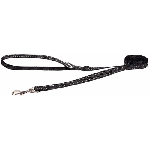 Rogz classic povodac za pse sa reflektujućim šavom s — 11 mm / 1.8 m crna Cene