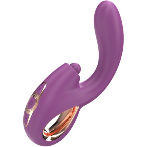 Intense Vibrator Fun Lali Tapping &amp;amp; Thrusting Purple Slike