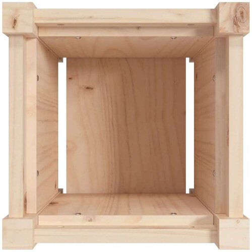 VidaXL Vrtna sadilica 31 x 31 x 31 cm od masivne borovine Slike