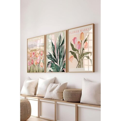 WALLXPERT Č-300778 - 3040 set dekorativnih slika u vi&scaron;e boja (3 komada) Cene