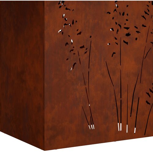  Vrtna saksija Rđa 50 x 30 x 75 cm Otporni čelik Slike