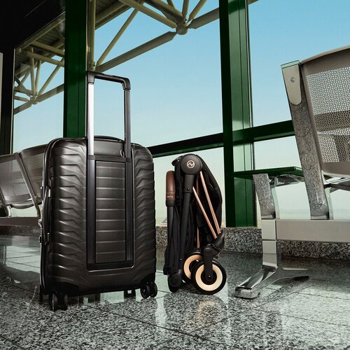 Cybex ki&amp;scaron;obran kolica Coya Platinum Rosenrot dark red 522003041 Slike