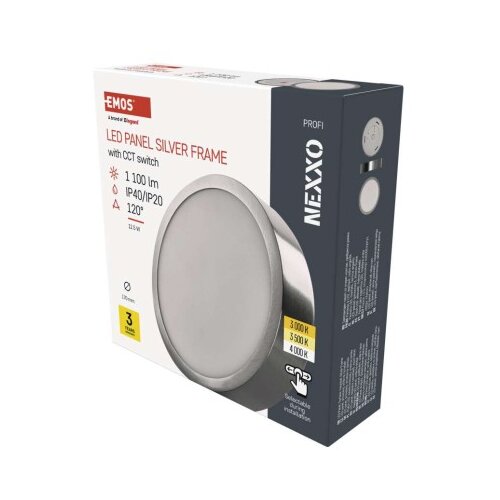 LED svetilo nadometno NEXXO, okroglo, srebrno, 12,5W, nastavljiva CCT Cene