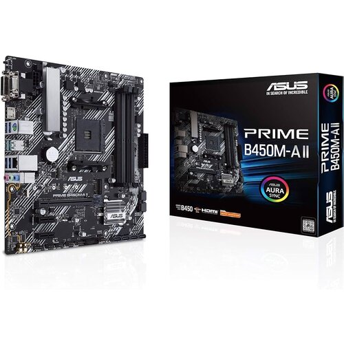 Matična ploča AM4 AS PRIME B450M-A II/ Procesor AMD Ryzen 3 Pro 2100GE/ 16GB DDR4/ SSD 512GB XPG/ Kućište MS Raider V305/ KB Master C300 tastatara i miš žičani set/ 24 mjeseca Cijene
