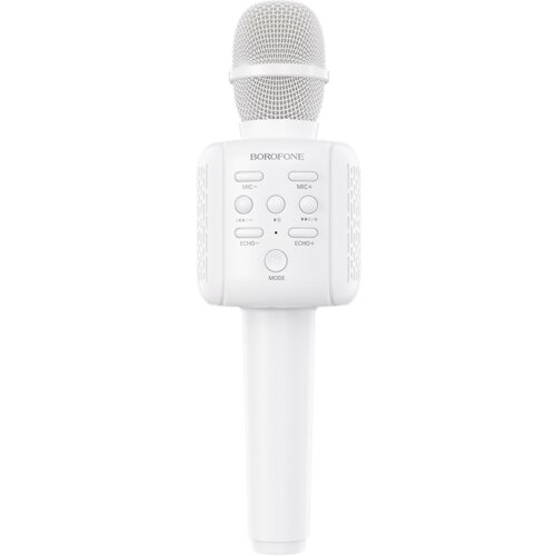 Borofone brezžični karaoke mikrofon bel Cene
