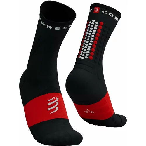 Compressport Ultra Trail Socks V2.0 Black/White/Core Red T4 Čarape za trčanje