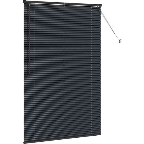  Zavjesa za prozor sa zavjesama Ostalo Crna 120 x 175 cm Aluminij Slike