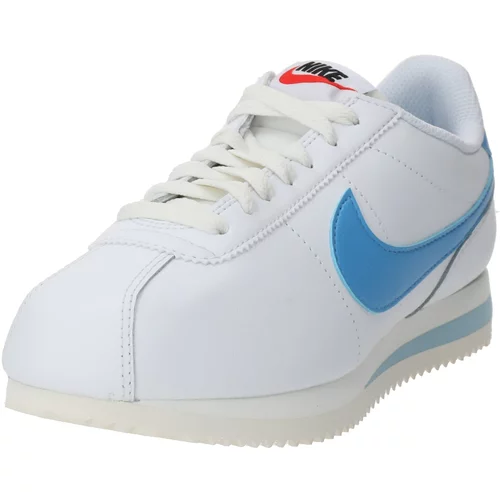 Nike Sportswear Nizke superge 'Cortez' svetlo modra / rdeča / črna / bela