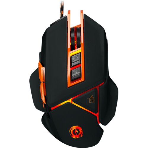 Canyon Optical gaming mouse, adjustable DPI setting 800/1000/1200/1600/2400/3200/4800/6400, LED backlight, moveable weight slot and retractable top cover for comfortable usage Cijene