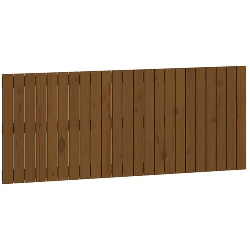Maison Chic stensko posteljno vzglavje - vzglavna omarica - nočna omarica medeno rjavo 147x3x60 cm borovina, (21706690) Cene