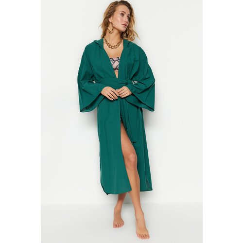 Trendyol Kimono & Caftan - Green - Relaxed fit Slike