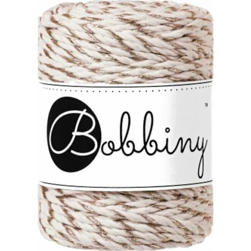 Bobbiny 3PLY Macrame Rope 3 mm Champagne Twist