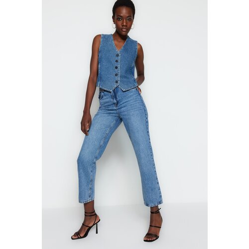 Trendyol Jeans - Blue - Straight Slike