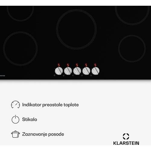 Klarstein Kochheld indukcijska ploča za kuhanje | Elegantna i snažna | 5 zona za kuhanje | 8700 W | 90 cm Slike