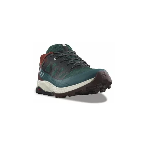 Salomon Trekking čevlji Outrise Gtx L47142100 Zelena