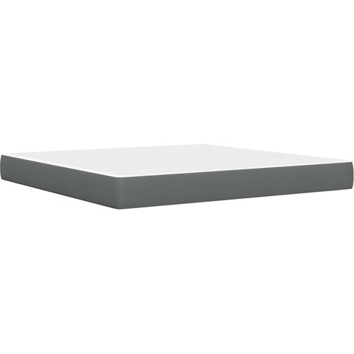  Okvir kreveta s madracem Tamno siva 180 x 200 cm tkanina Slike