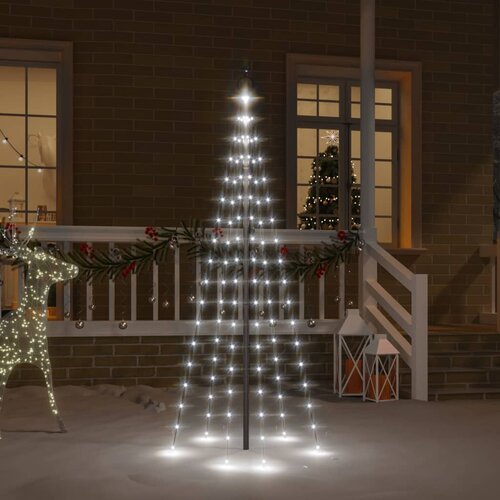 vidaXL Novoletna jelka iz 108 hladno belih LED lučk 180 cm Cene