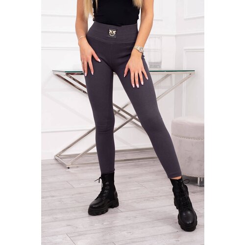 Kesi Graphite high-waisted ribbed leggings Slike