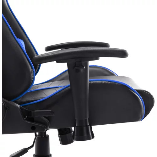  Igraća stolica od umjetne kože crno-plava