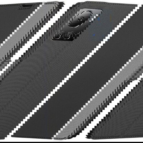 INORCO Ovitek za telefon s teksturo keperja proti praskam za Infinix Note 12 VIP 4G, stojalo za kartice, usnjena torbica TPU+PU, (22034319) Cene