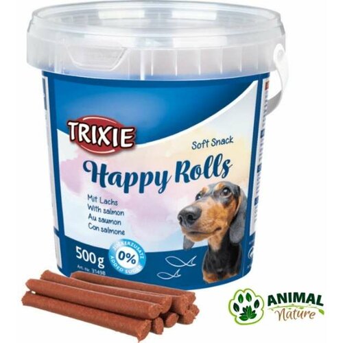Trixie happy rolls poslastice za pse sa ukusom lososa Slike