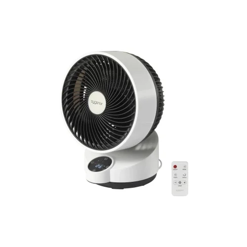 sygonix stolni ventilator 50 W (Ø x V) 250 mm x 318 mm bijela