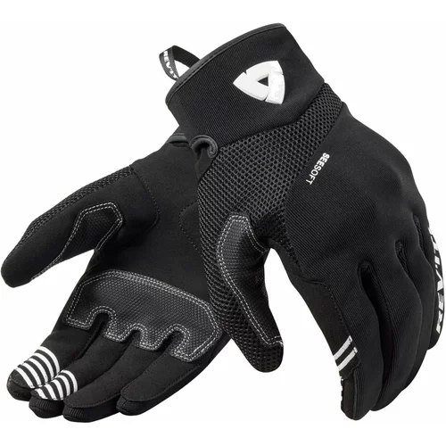 Rev'it! Gloves Endo Black/White L Motoristične rokavice
